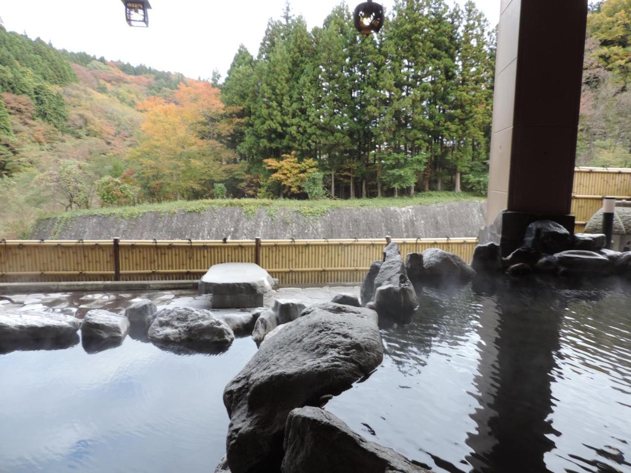 土湯温泉 やすらぎの宿 向瀧旅館 Fukushima Dış mekan fotoğraf